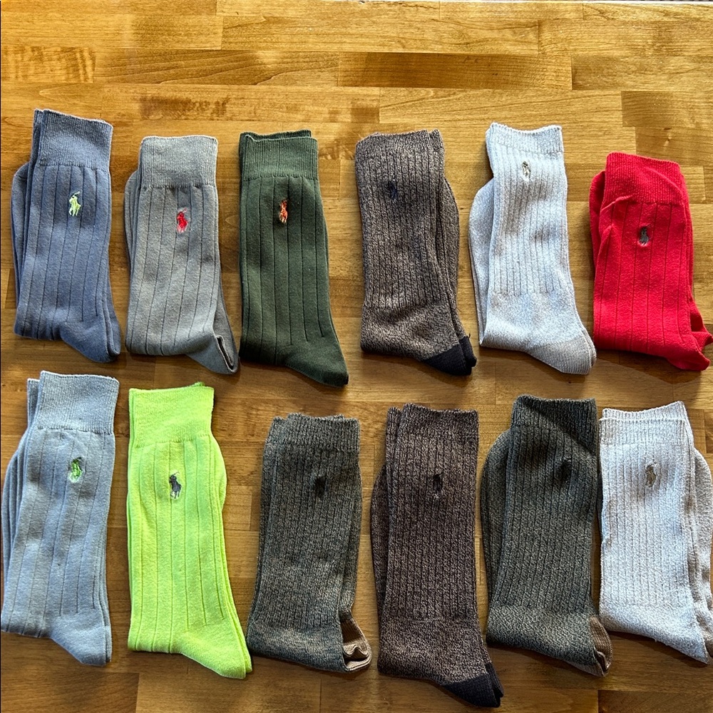 Polo by Ralph Lauren Men's Casual Socks - Multicolor Set